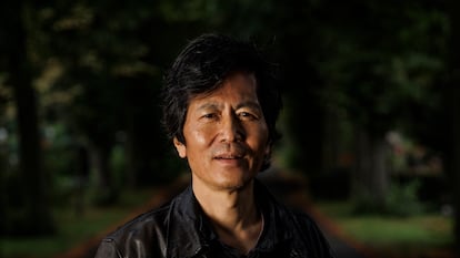 Byung-Chul Han, pictured in the Old St. Matthew’s Cemetery in Berlin, in August 2023.