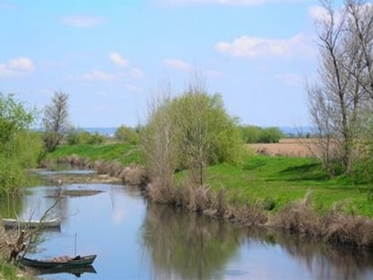 Río en Azinhaga (Portugal)