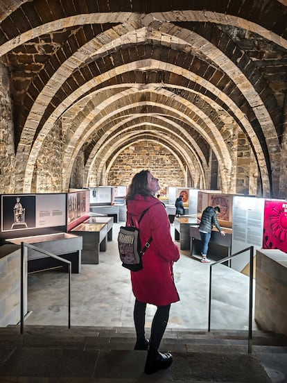 Interior del Museo de Navarra en Pamplona.