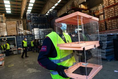 Preparativos electorales para las catalanas del año pasado.