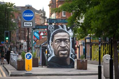 George Floyd, por Akse, en Manchester (Reino Unido). |