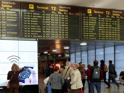 Aeropuerto Adolfo Suárez Barajas esta semana.