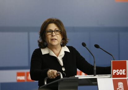 Pérez cubre en la nueva dirección socialista la cuota extremeña, que ha aportado muchos apoyos a Rubalcaba. Es diputada en el Congreso por Badajoz y se ha venido encargando de temas relacionados con el bienestar social (Foto proporcionada por el PSOE)