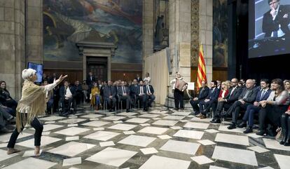 El Govern aplaude el discurso de Puigdemont en la presentación del Consell per la República.