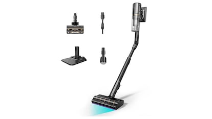 Aspirador mascotas sobre fondo blanco.