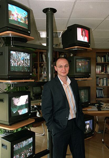 Fran Llorente, director de informativos de la televisión estatal.