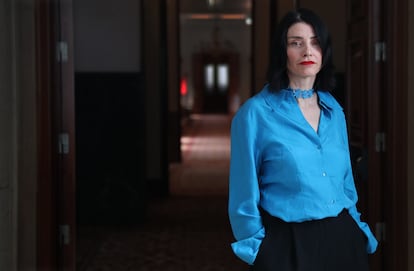 Mar García Puig, fotografiada al Congrés dels Diputats.