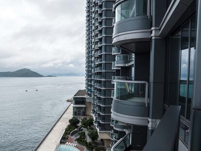 El rascacielos The Corniche, en Hong Kong.