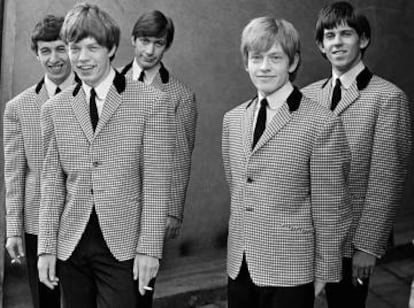 Unos jóvenes The Rolling Stones.