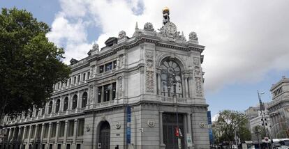 Fachada de la sede central del Banco de España en Madrid.