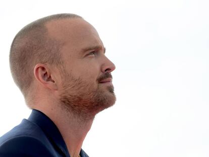 Aaron Paul fue una de las estrellas de nuestro Festival de Sitges. En la imagen, el actor posa para la prensa el 12 de octubre de 2019.