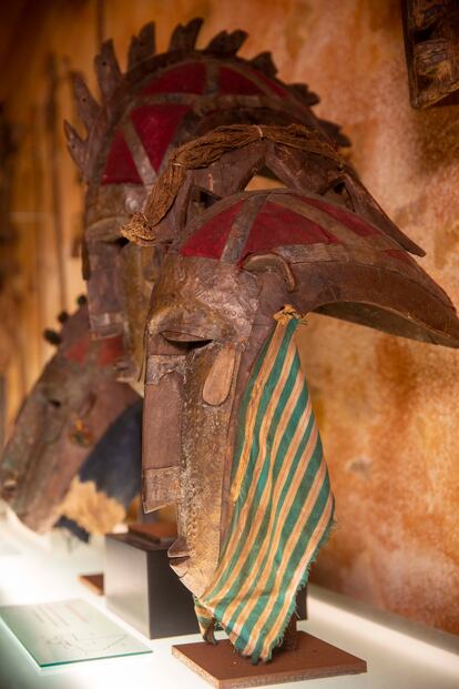 Máscaras del grupo étnico dogón de Malí. 