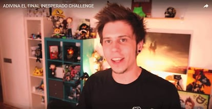 El Rubius, en uno de sus montajes para YouTube