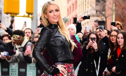 Paris Hilton, el 19 de diciembre en Nueva York.
