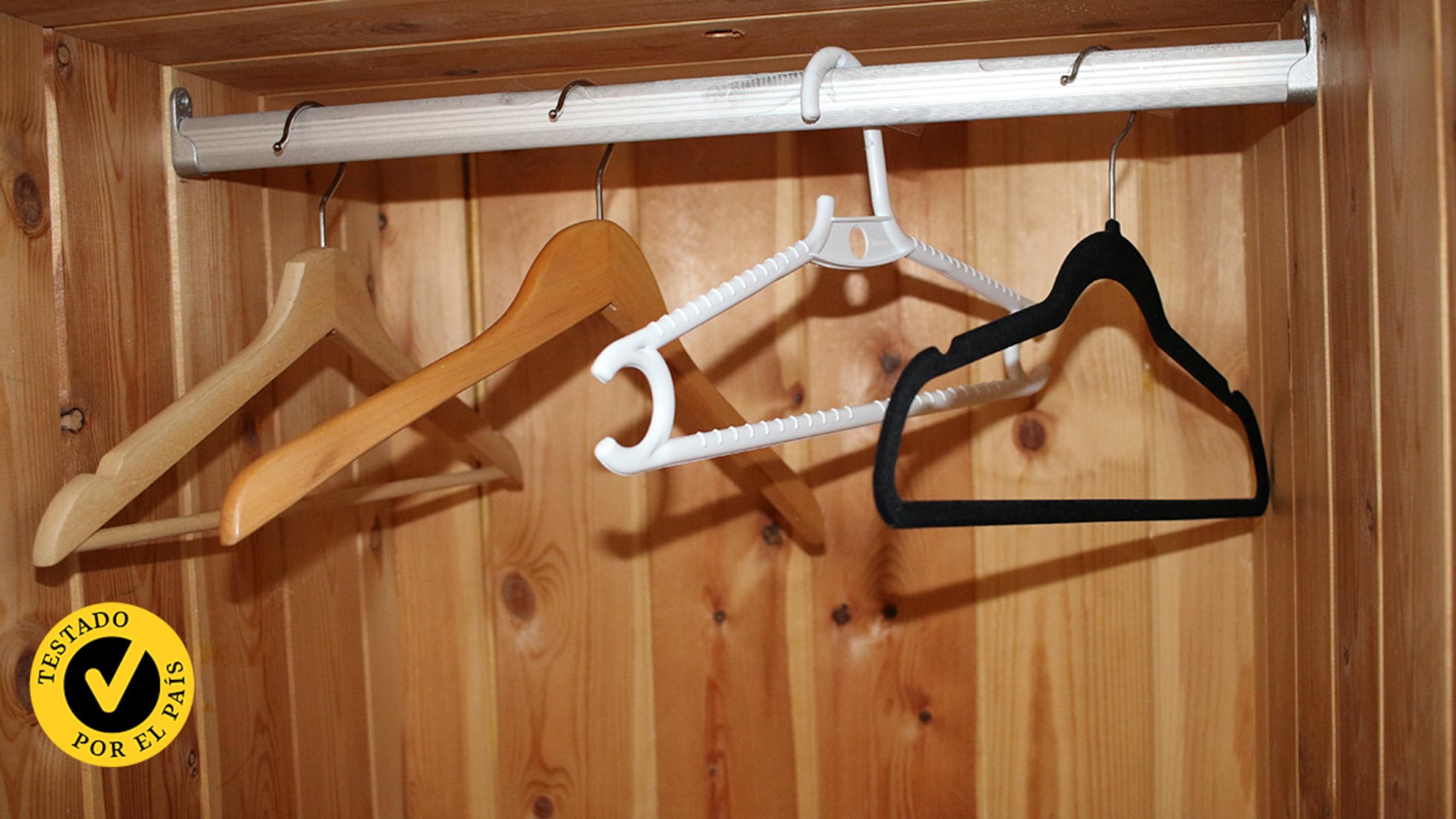 Burro Ropa Resistente Set De 120 Perchas Negras De Metal