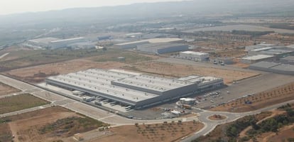 Vista aérea del centro logístico inaugurado por El Corte Inglés.