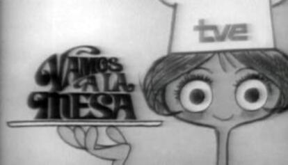 Imagen de 'Vamos a la mesa' (RTVE, 1967).