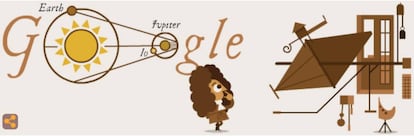 Doodle de Google de ayer miércoles 7 de diciembre.