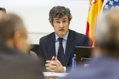 El representante de KPMG durante su intervención