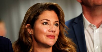 Sophie Gregoire Trudeau, esposa de Justin Trudeau, primer ministro de Canadá.
