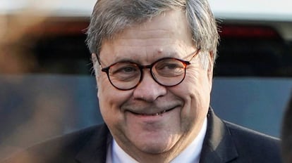 El fiscal general de EE UU, William Barr. 