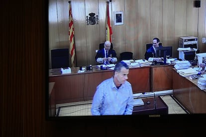 L'acusado durante el juicio.