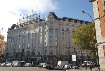 Hotel Westin Palace. Se ha puesto precio a este histórico establecimiento: 330 millones.