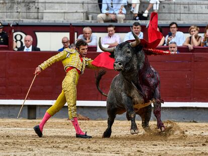 Fernando Robleño, la tarde del pasado 18 de septiembre, ante el toro Camionero de José Escolar.