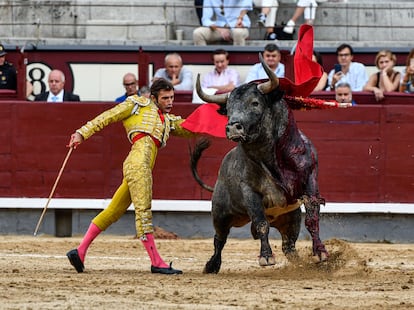 Fernando Robleño, la tarde del pasado 18 de septiembre, ante el toro Camionero de José Escolar.