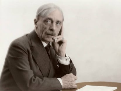 El escritor francés Paul Valéry (Sète, 1871-París, 1945).