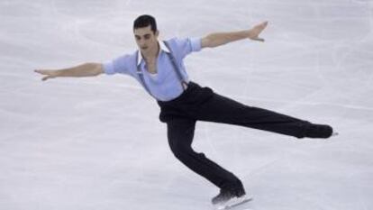 Javier Fernández, en una competición.