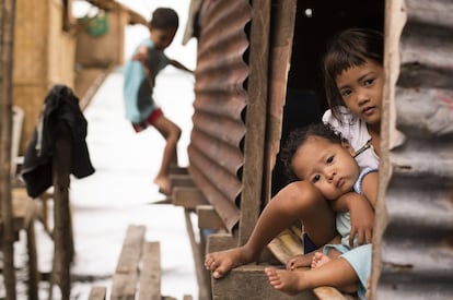 Anibong, una de las zonas mas afectadas por el tifón.Tacloban. 