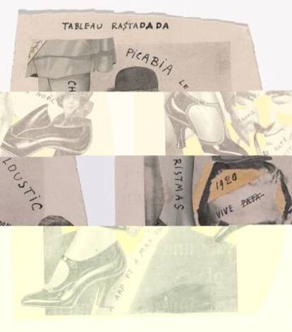 'Tableau Rastadada'. Collage de Francis Picabia.