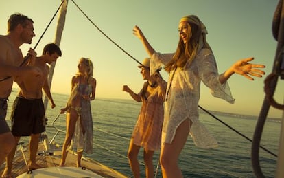 Fiesta a bordo de un crucero por el mar Adri&aacute;tico, en Croacia.
 
 