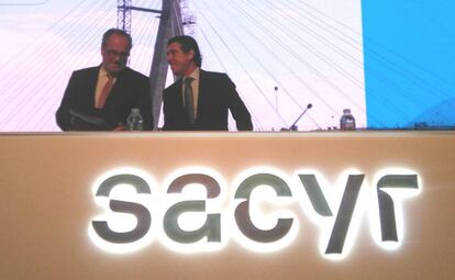 Manuel Manrique, en la junta de accionistas de Sacyr