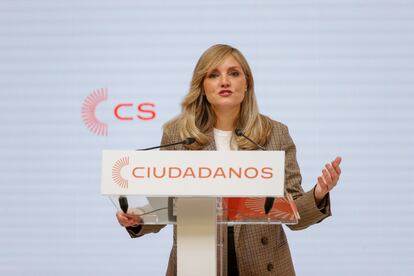 Patricia Guasp, este lunes, en rueda de prensa.