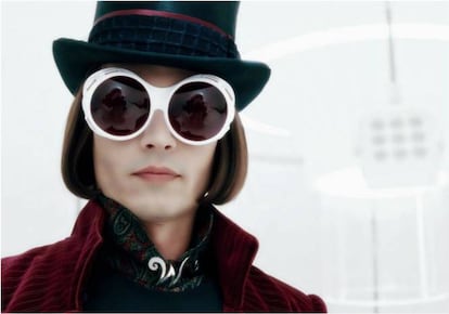 El personaje de Willy Wonka, de 'Charlie y la fábrica de chocolate', interpretado por Johnny Deep en la versión cinematográfica de Tim Burton.