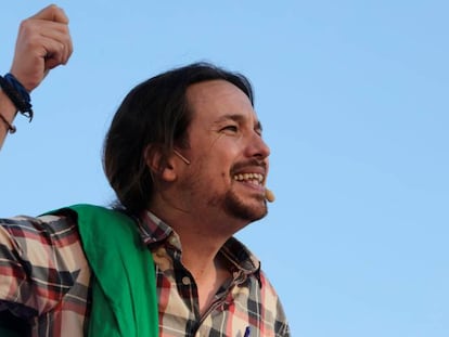 El l&iacute;der de Podemos, Pablo Iglesias.