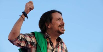 El líder de Podemos, Pablo Iglesias.