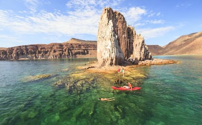 Cabo San Lucas, en el Mar de Cortés.