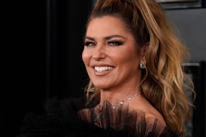 Shania Twain en la gala de los 62° premios Grammy, en enero de 2020.