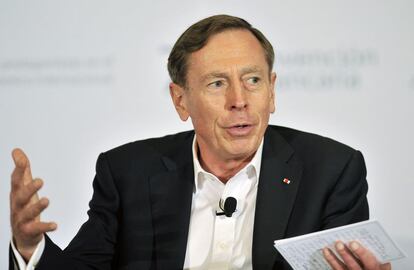 David Petraeus, durante la conferencia