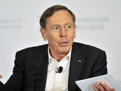 David Petraeus, durante la conferencia