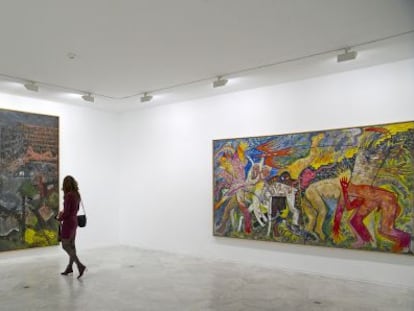 Obras de Miquel Barcel&oacute; en la muestra del CAAC.