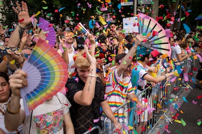 Marcha del Orgullo 2025 en Madrid.