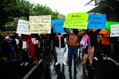 protestas contra el desabasto de medicina