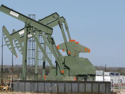 Pozo petrolero en Dewitt County, Texas (EE UU)