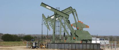 Pozo petrolero en Dewitt County, Texas (EE UU)