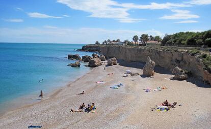 Cala del Pinar, en Vinaròs (Castellón).