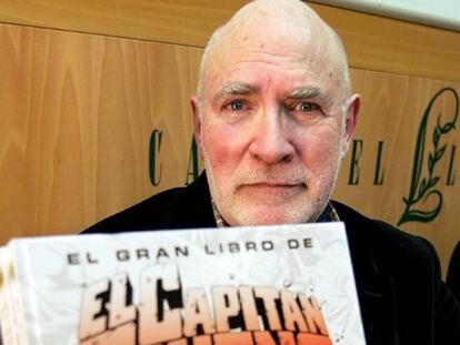 Víctor Mora a la presentació d'un llibre sobre el seu heroi.